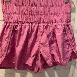 Free people movement “The Way Home Shorts” in pink size small